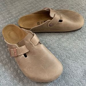 Birkenstock Boston Tobacco Oiled Leather 39 Regular